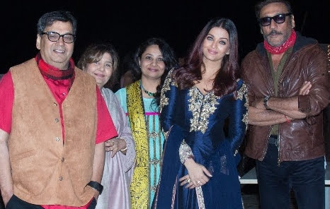WITH MISS WORLD AISHWARYA RAI AND ACTOR JACKIE SHROFF